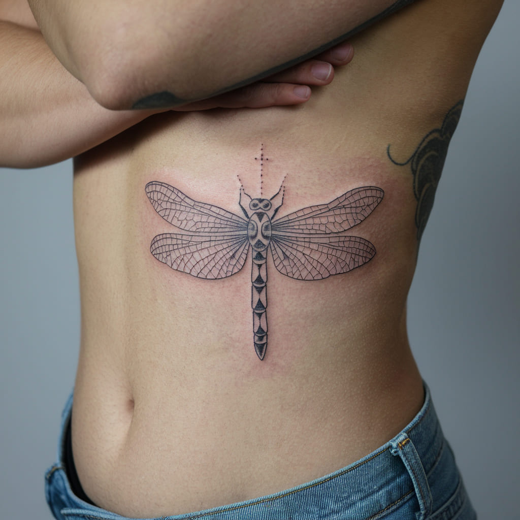 Dainty Firefly on the Ribcage