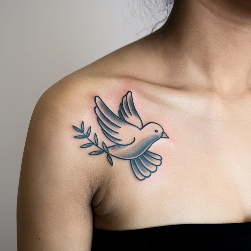 Dove with Olive Branch