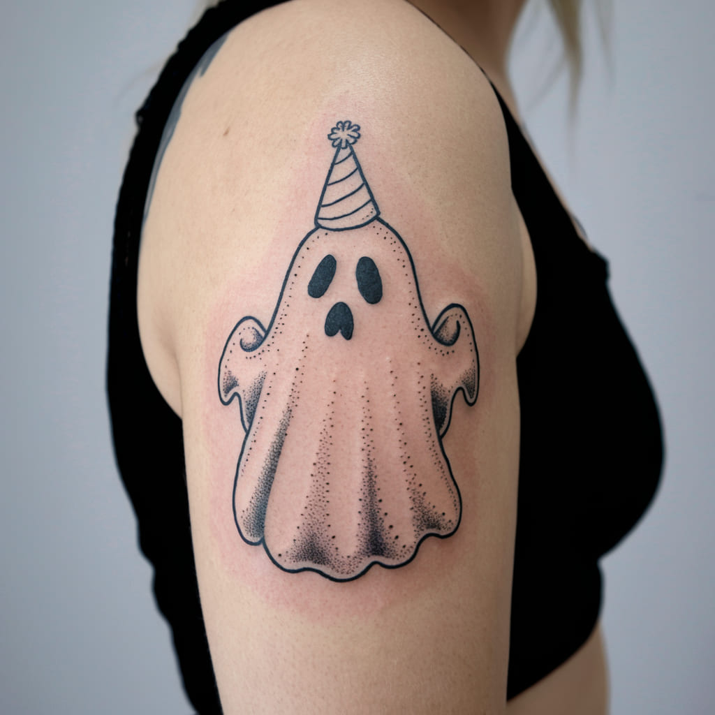 Ghost with a Party Hat