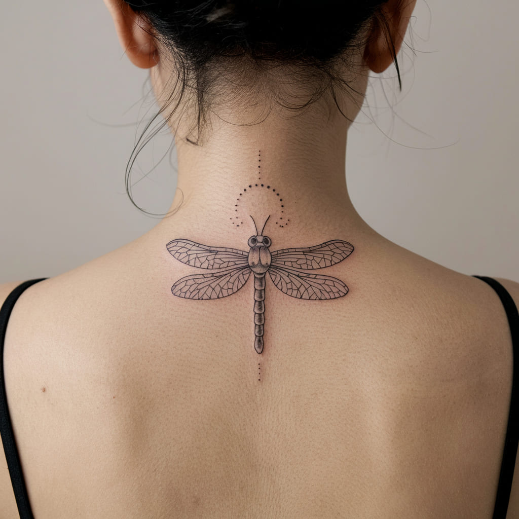 Mini Firefly on the Back of the Neck