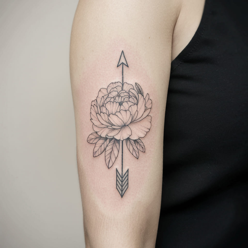 Peony and Arrow Combo