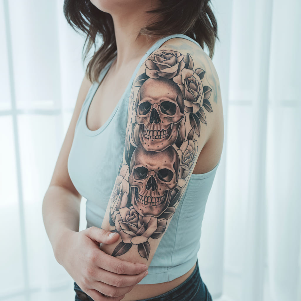 Skulls and Floral Combinations