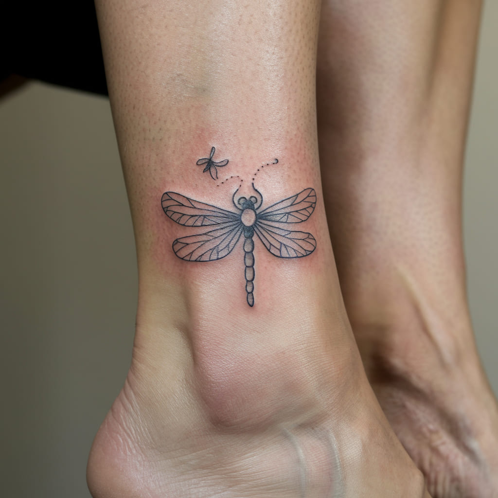 Small Firefly on the Ankle