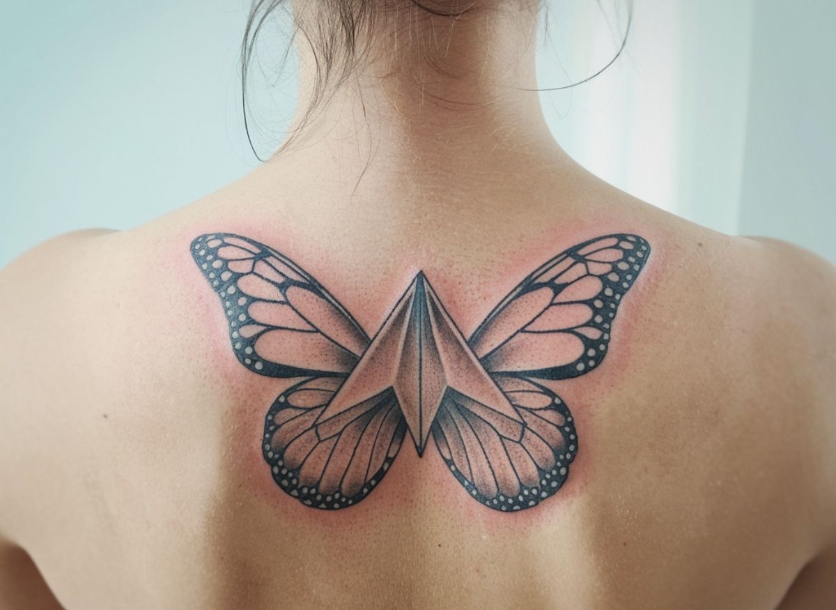 19 Creative Paper Airplane Tattoos for Women That Will Lift Your Spirit