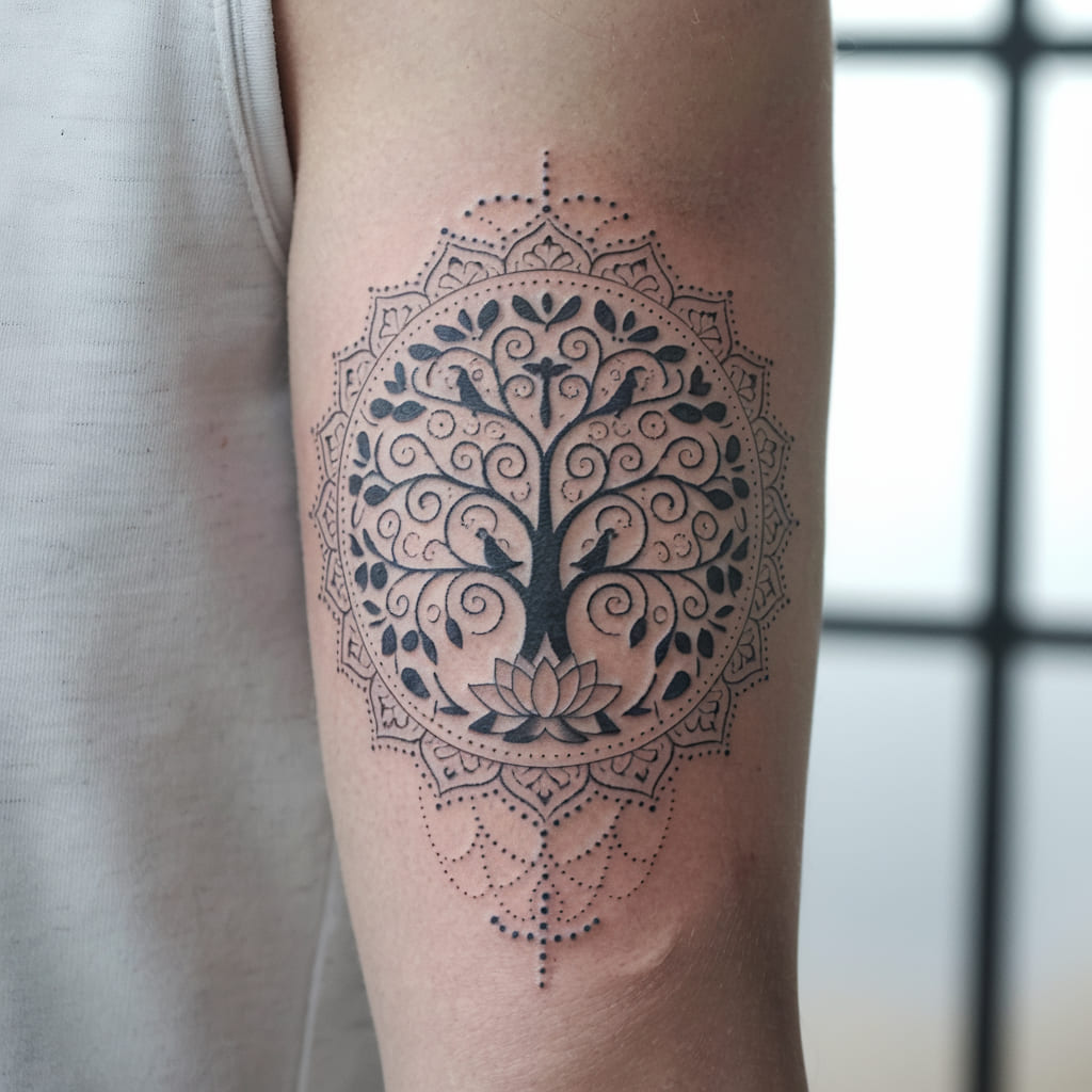 Artistic Tree Mandala