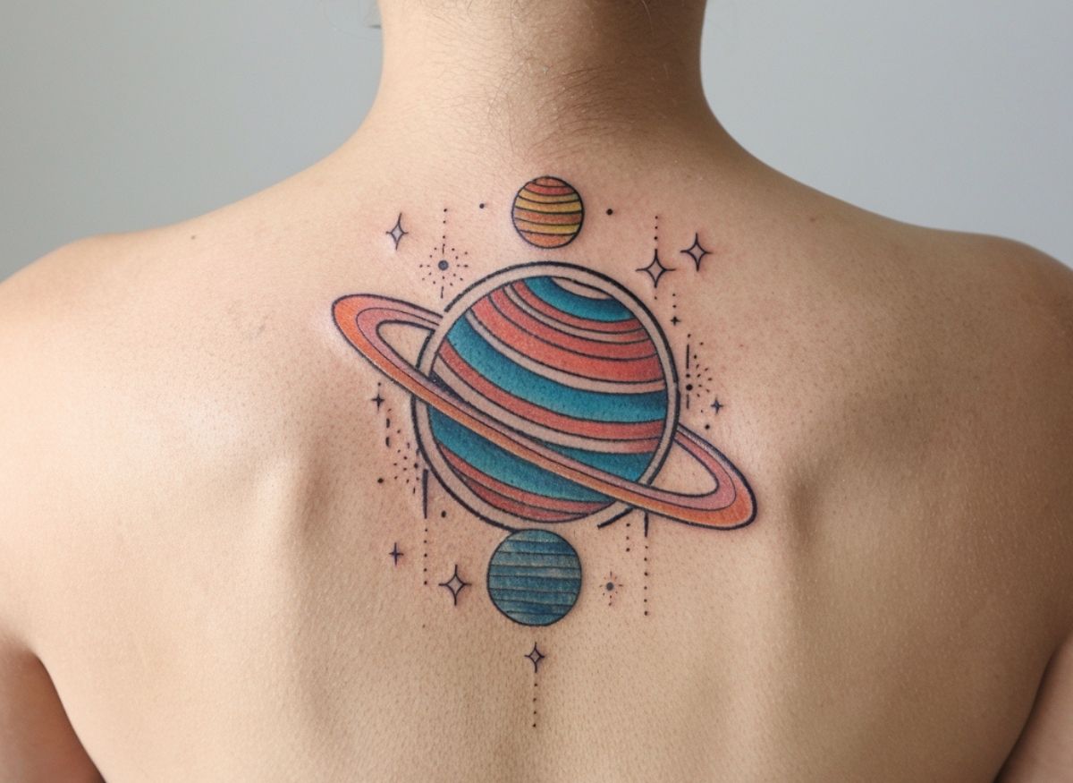 17 Captivating Planet Astrology Tattoos For Astrology Lovers