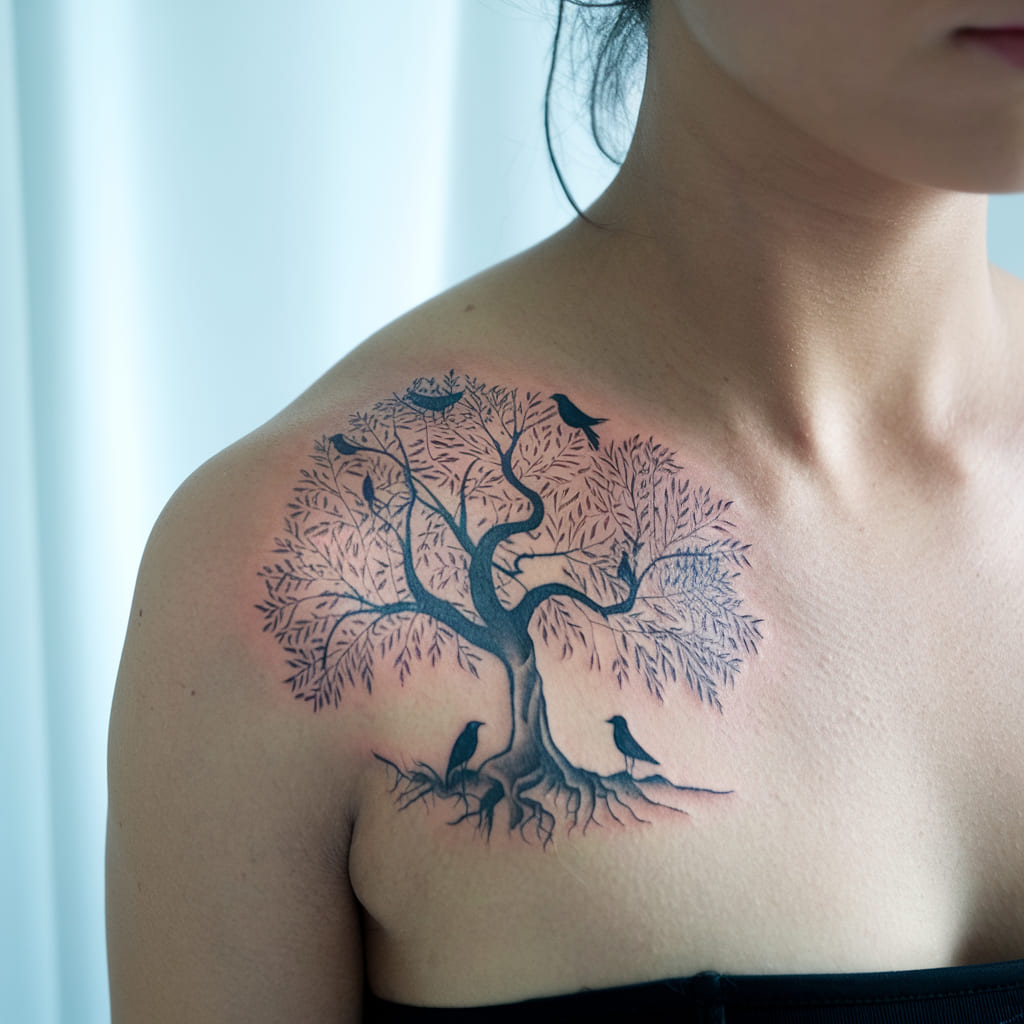 Beautifully Inked Tree