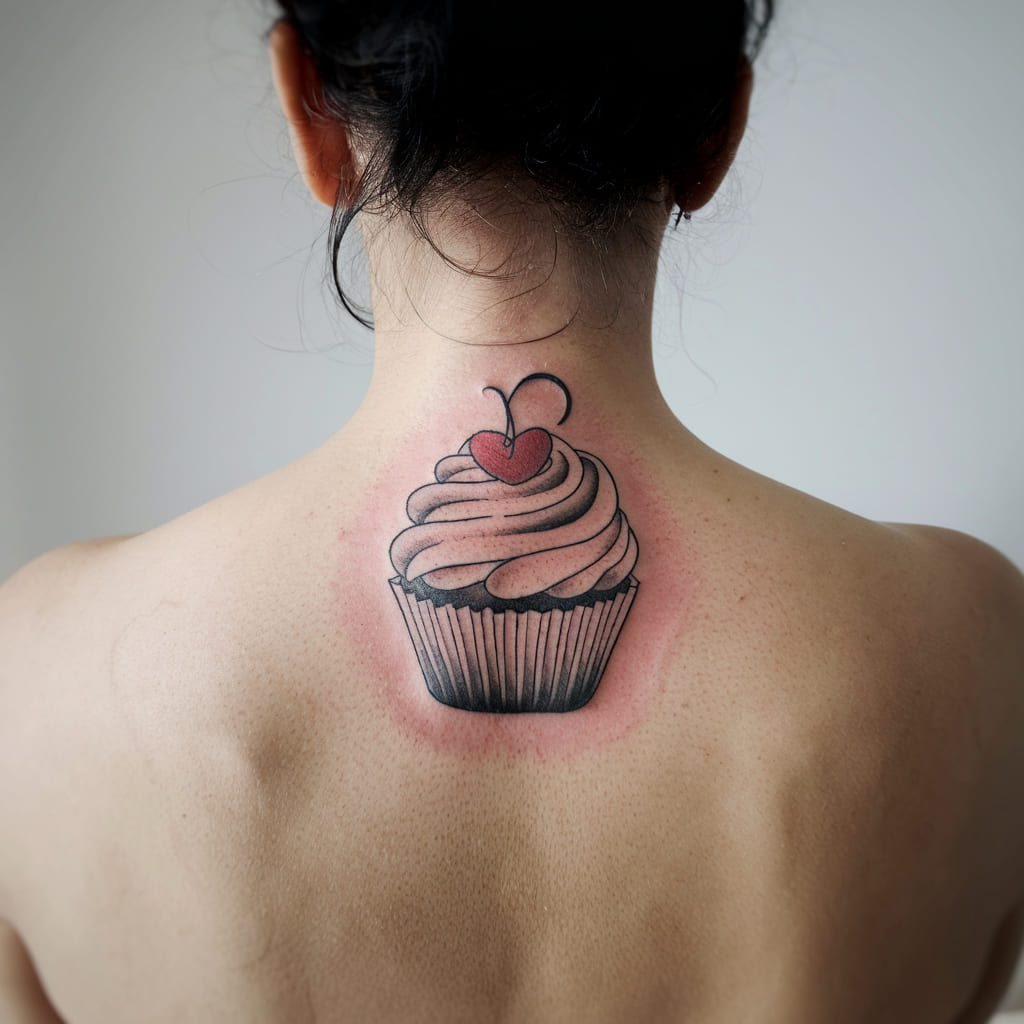 Cupcake Heart Delight