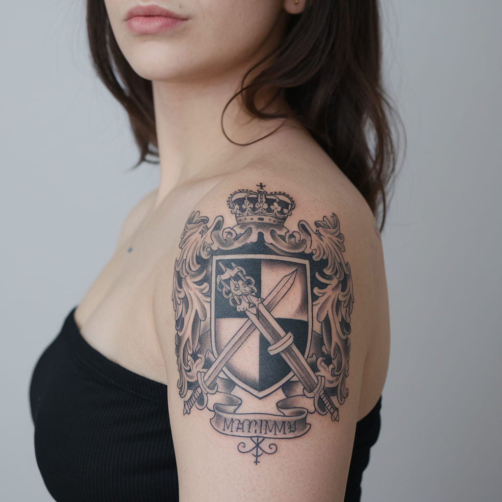 Family Crest Tattoo