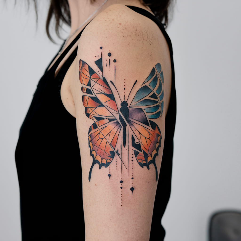 Fragmented Butterfly Design