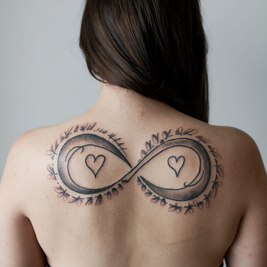 Infinity Heart Family Tattoo