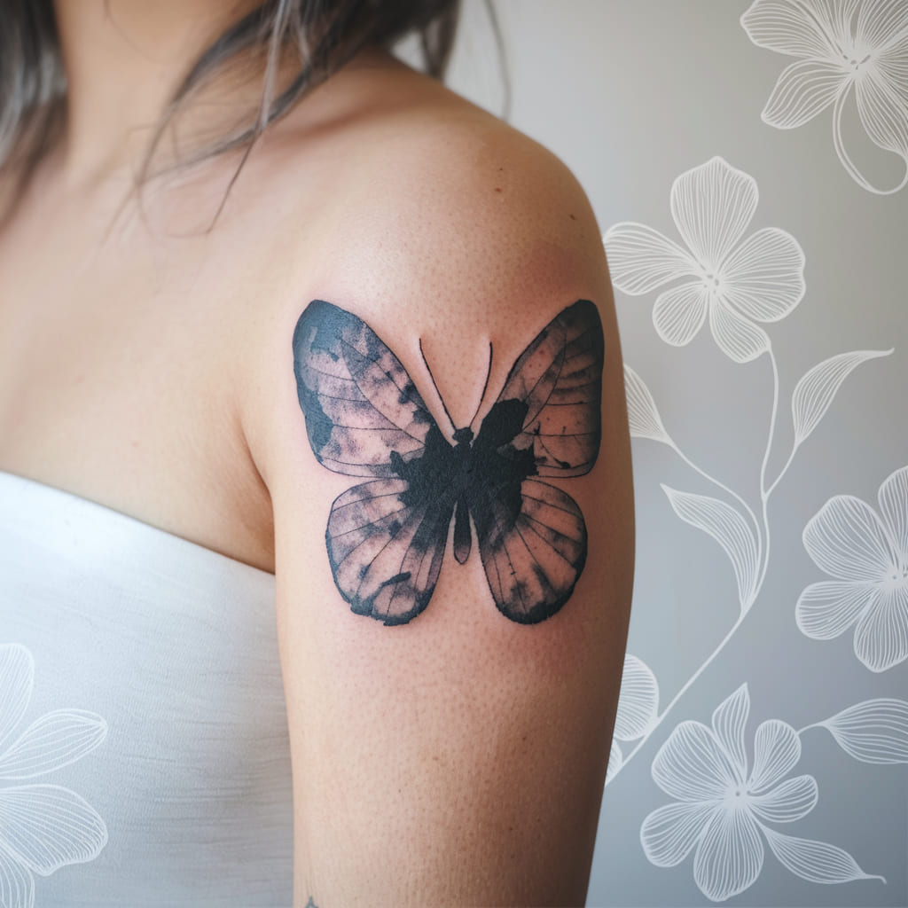 Ink Blot Butterfly