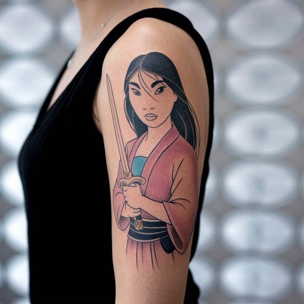 Mulan Sword Tattoo