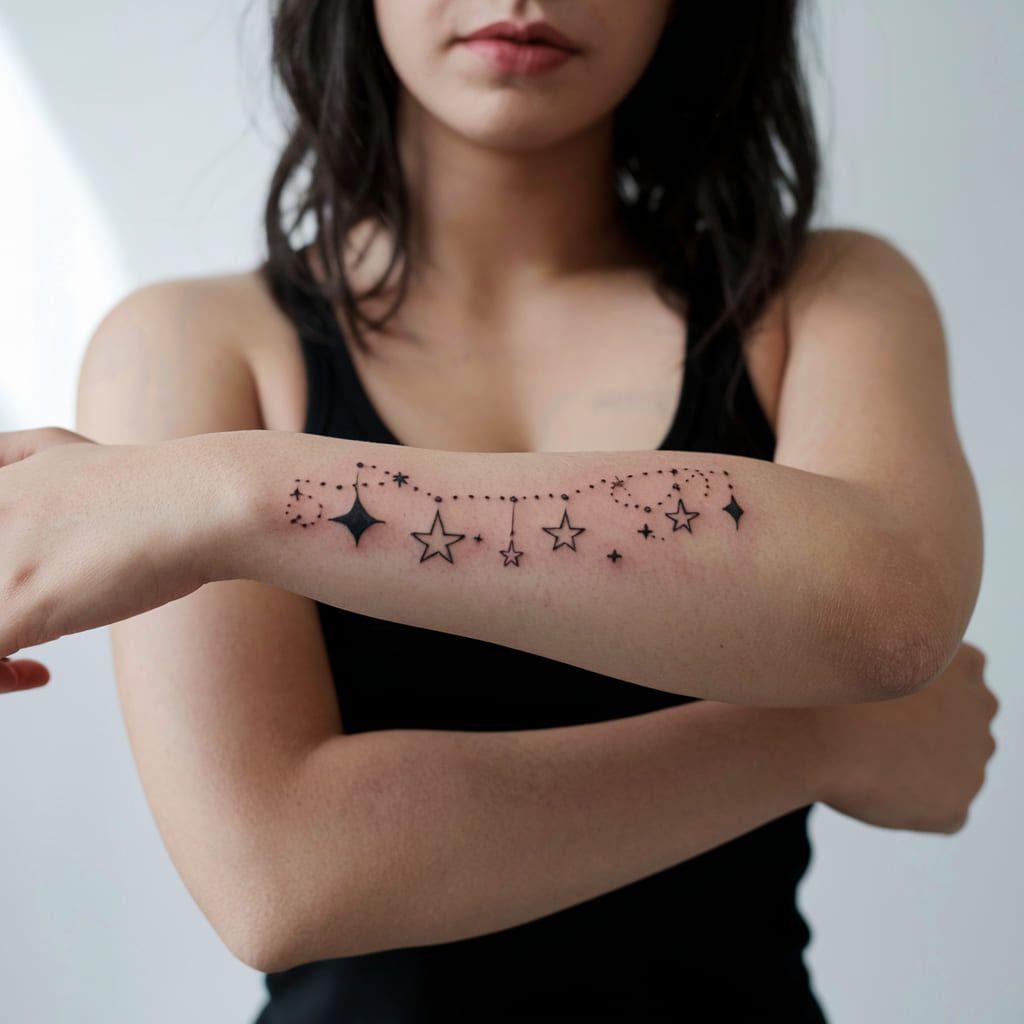 Stars Family Tattoo