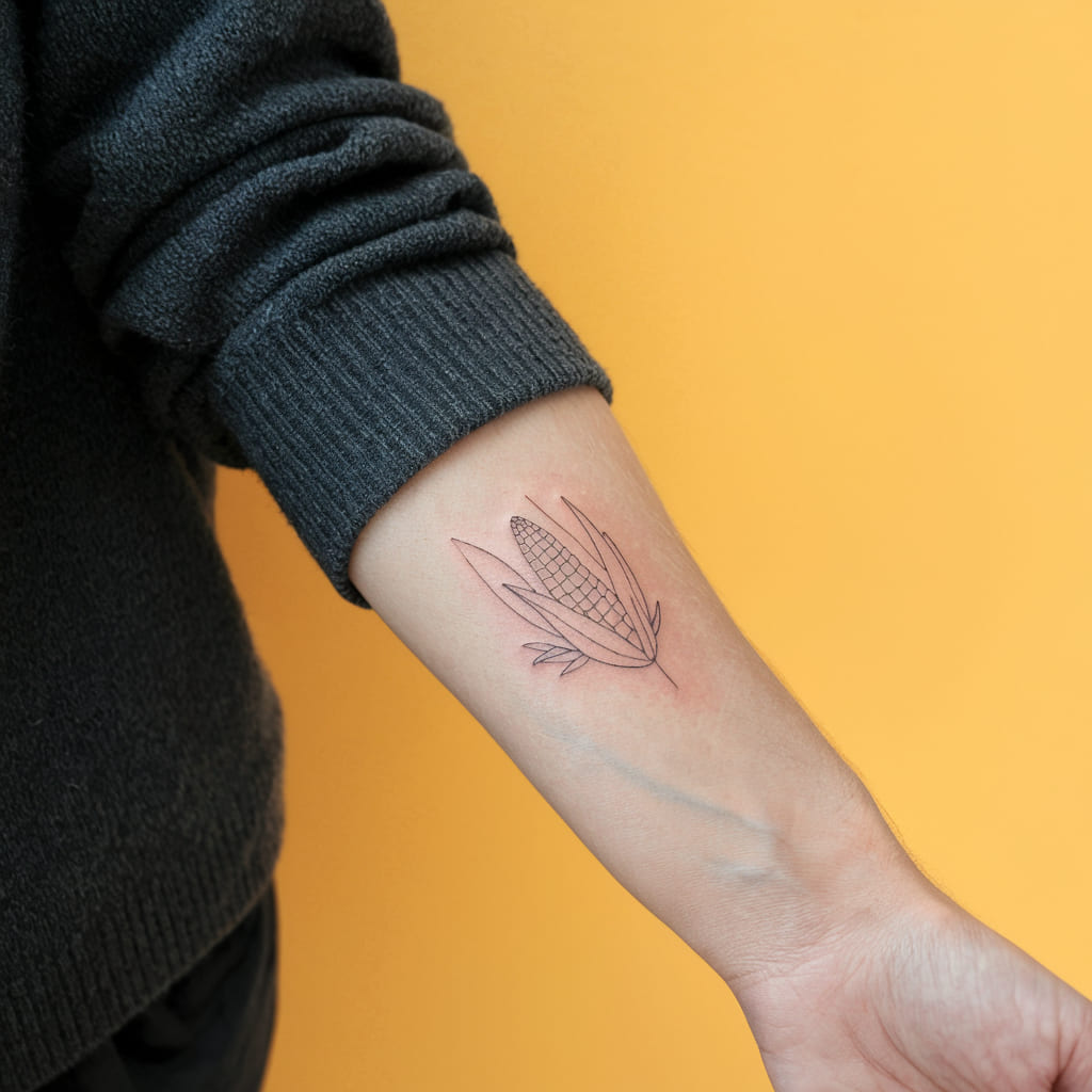 Subtle Corn Tattoo