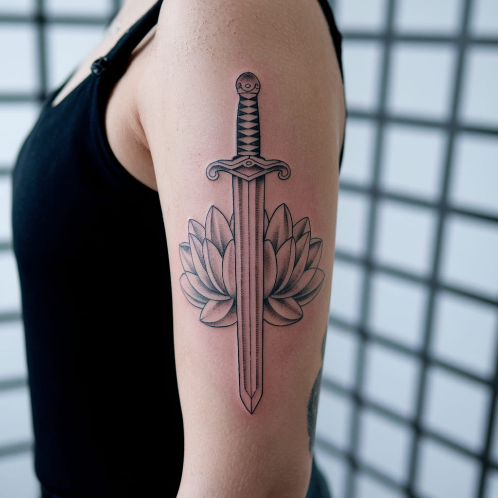 Sword in a Lotus Flower