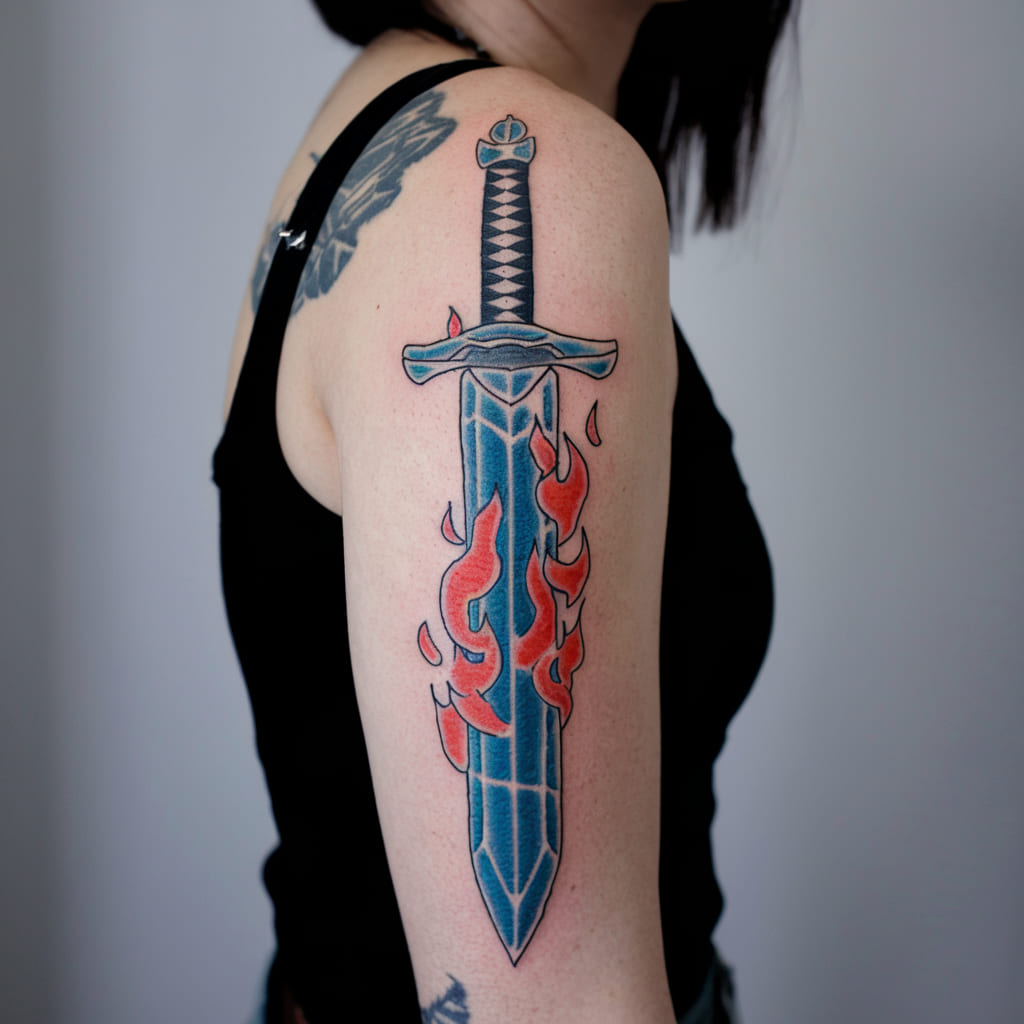 Sword with Fire and Ice