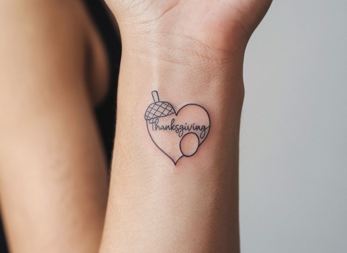 17 Discreet Thanksgiving Tattoo Ideas That Will Keep You Festive in Style