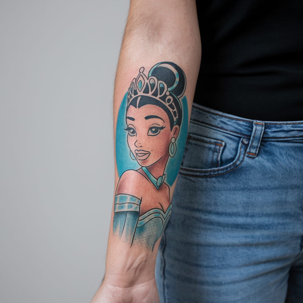 Tiana Tiara Tattoo