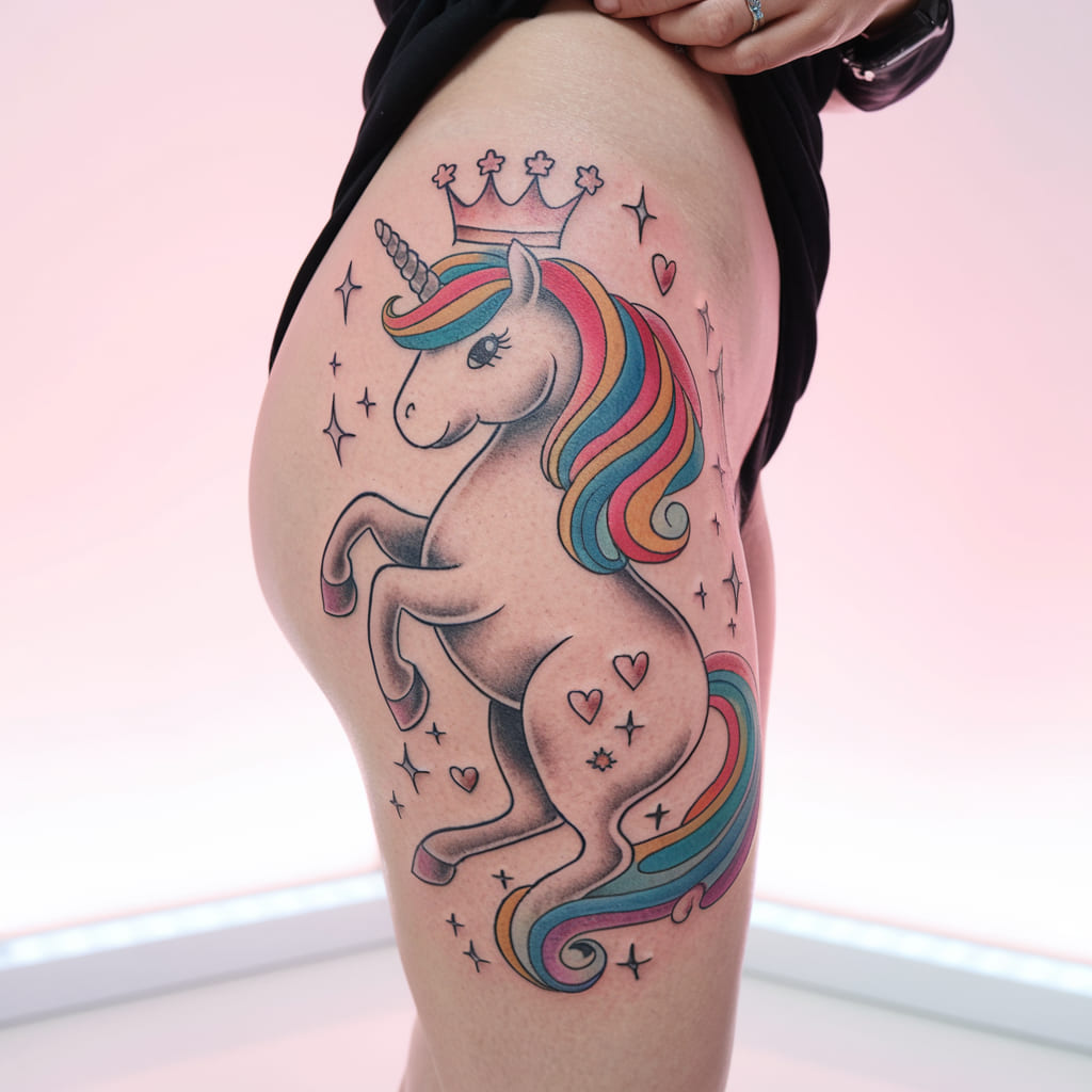 Unicorn with Crown