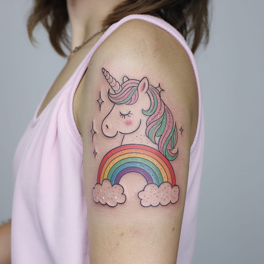 Unicorn with Sparkles