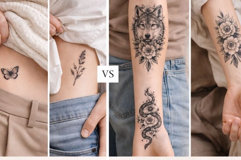 Hidden Tattoos vs Visible Tattoos: Pros and Cons