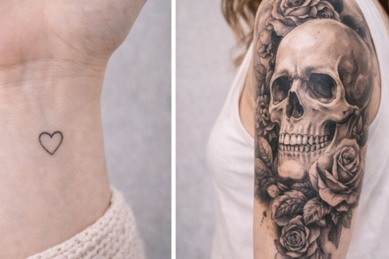 Small Tattoos vs Large Tattoos: Which One Is Right for You?